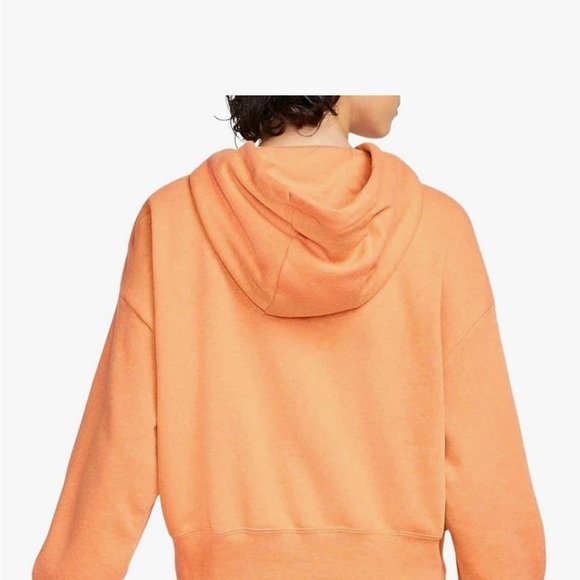 Nike Sportswear Club Fleece Women's Oversized Crop Graphic Hoodie small - Picture 3 of 8